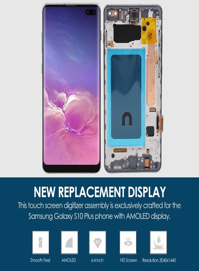 Yoidesu AMOLED for S10 Plus, OLED LCD Screen, S10+ Touch Screen, Digitizer Replacement for S10 Plus SM G975F G975U G975W G975A, 6.4 Inch (Black) - Image 3