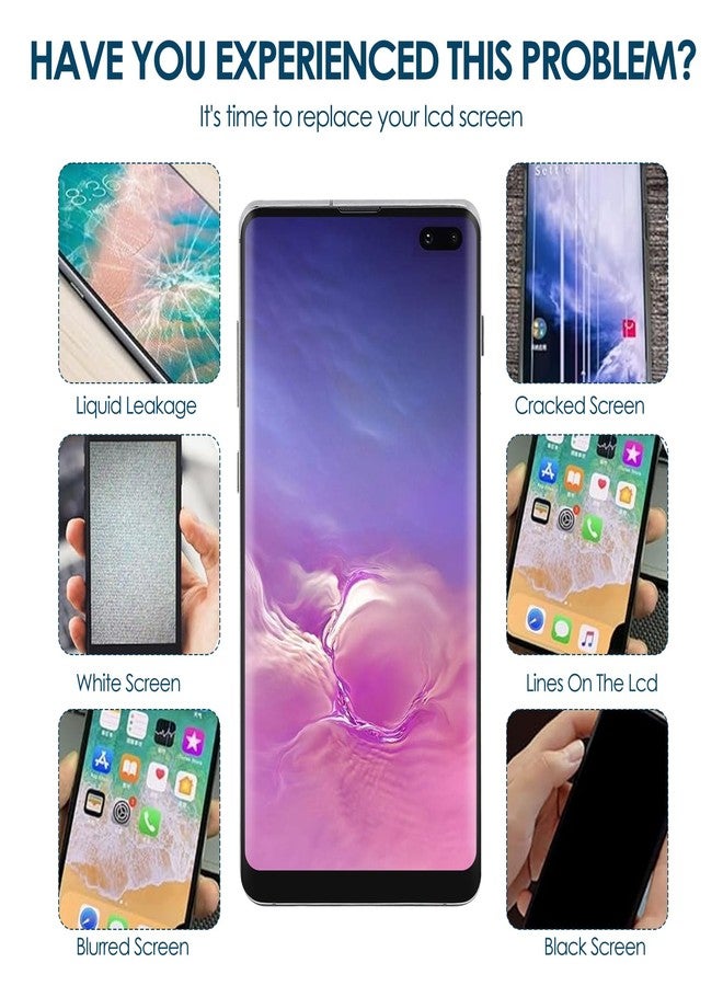 Yoidesu AMOLED for S10 Plus, OLED LCD Screen, S10+ Touch Screen, Digitizer Replacement for S10 Plus SM G975F G975U G975W G975A, 6.4 Inch (Black) - Image 4