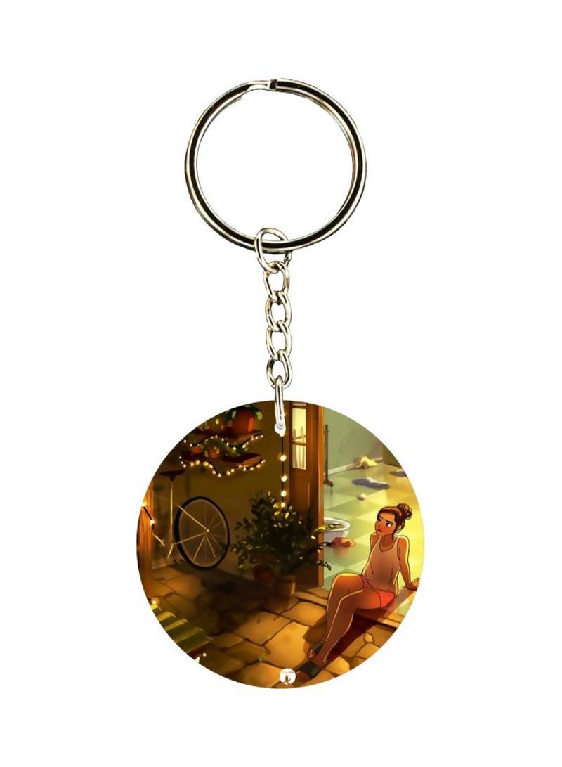 RKN Cartoon Printed Keychain