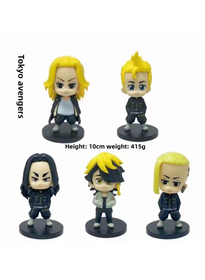 5 6 Tokyo Avengers Hand-held Doll Manjiro General Sano Ryukomiya Temple Ornaments-Color:3 Generation 5 Tokyo Avengers