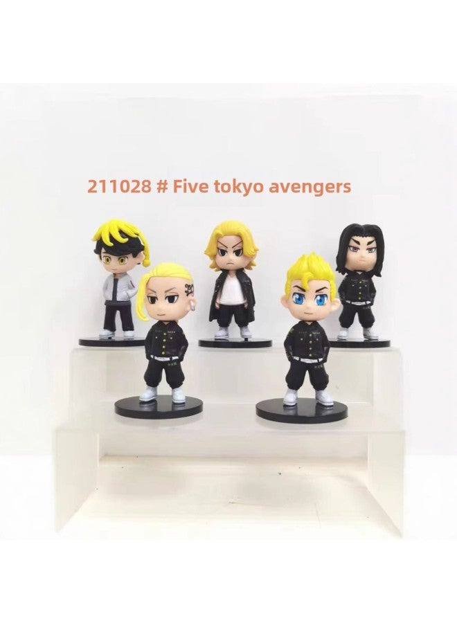 5 6 Tokyo Avengers Hand-held Doll Manjiro General Sano Ryukomiya Temple Ornaments-Color:3 Generation 5 Tokyo Avengers