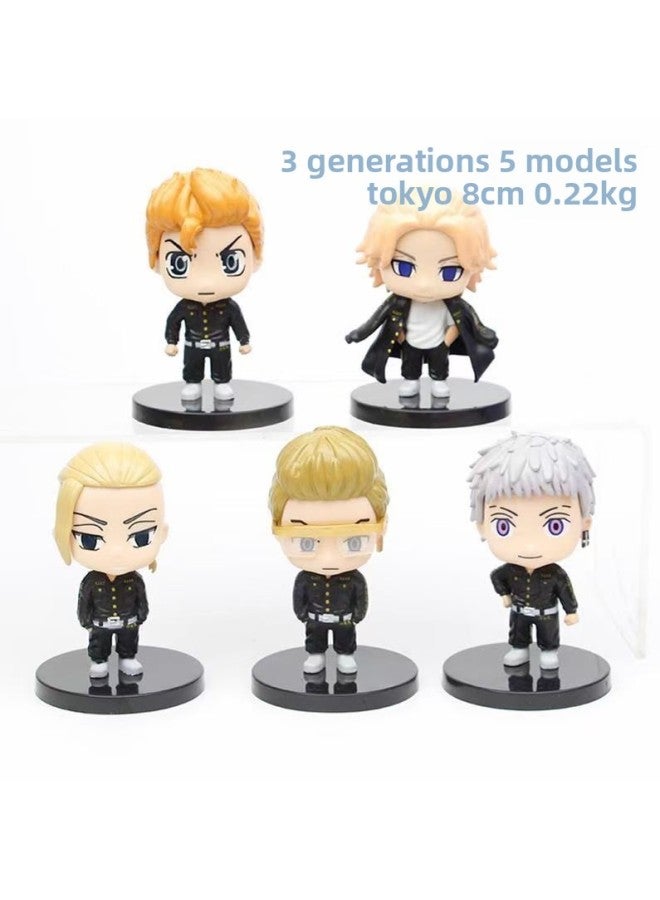 5 6 Tokyo Avengers Hand-held Doll Manjiro General Sano Ryukomiya Temple Ornaments-Color:3 Generation 5 Tokyo Avengers