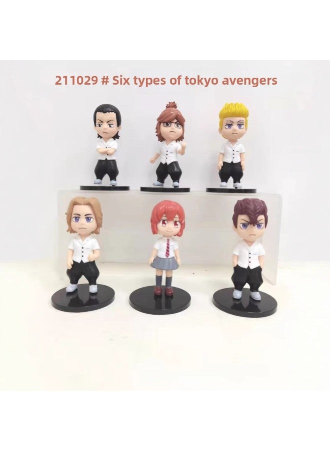 5 6 Tokyo Avengers Hand-held Doll Manjiro General Sano Ryukomiya Temple Ornaments-Color:3 Generation 5 Tokyo Avengers
