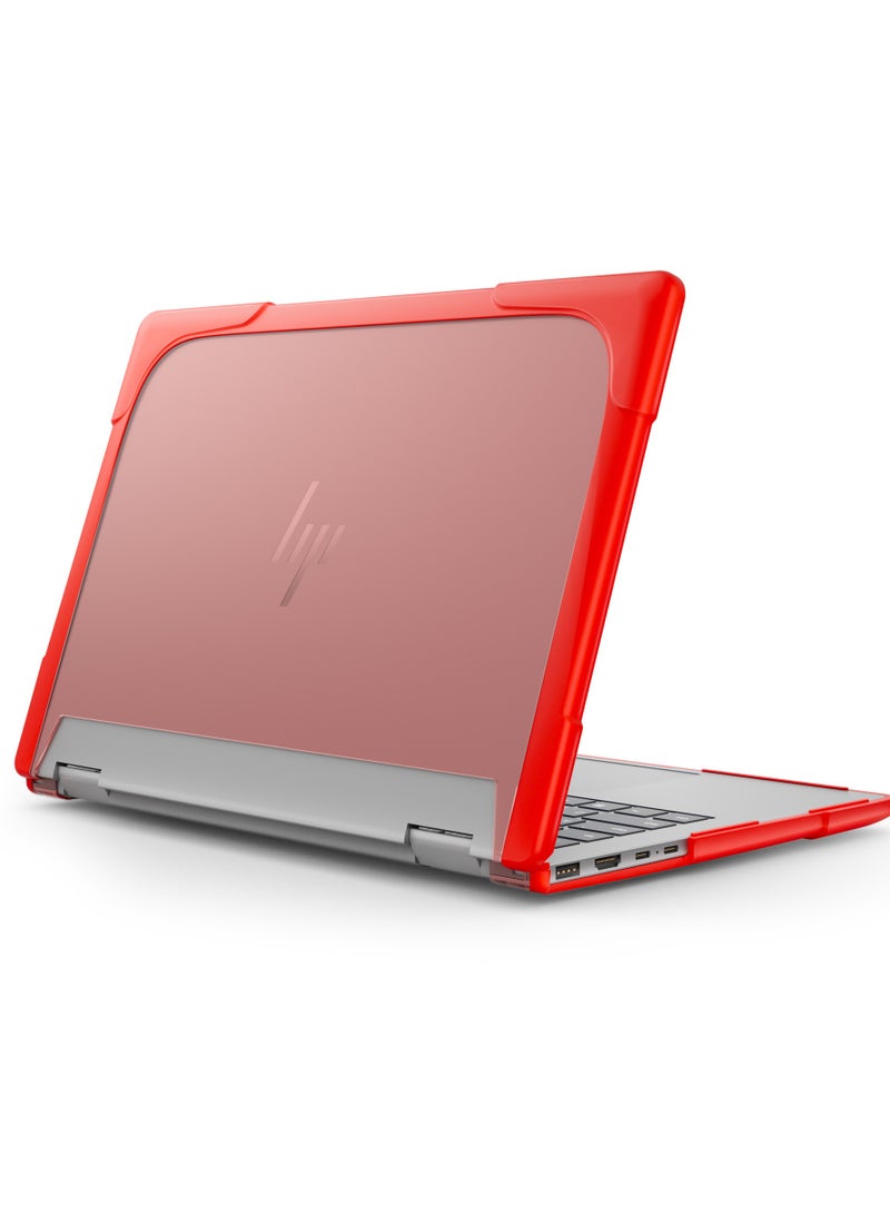 general Compatible with 14 inch HP Envy X360-14 2024 2-in-1 Laptop Protective Shell - Heavy Duty Rugged Hard Shell Cover Frosted Heat Dissipation and Anti Drop