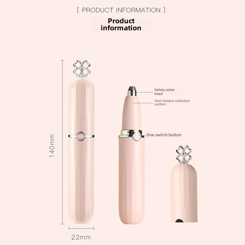 Generic Multi-Function Electric Eyebrow Trimmer USB FOUR-Leaf Clover 
