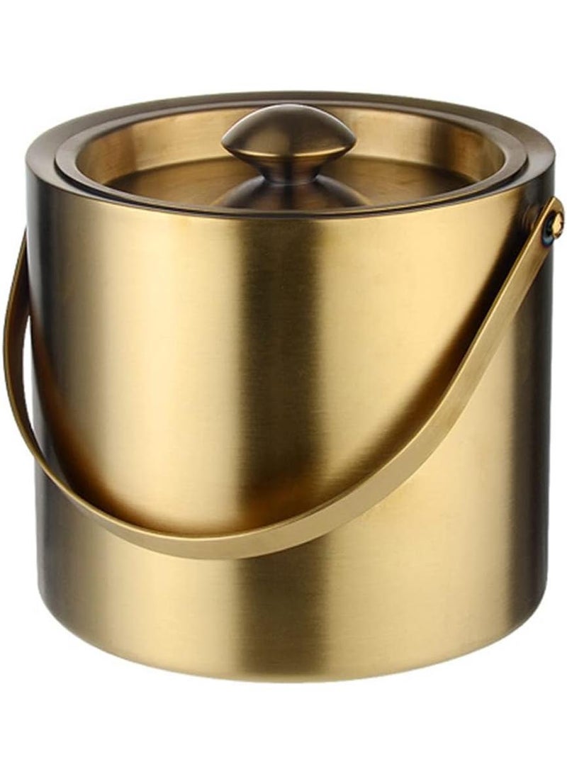 general 1.6L Portable Stainless Steel Double Insulated Ice Bucket With Lid - Image 2