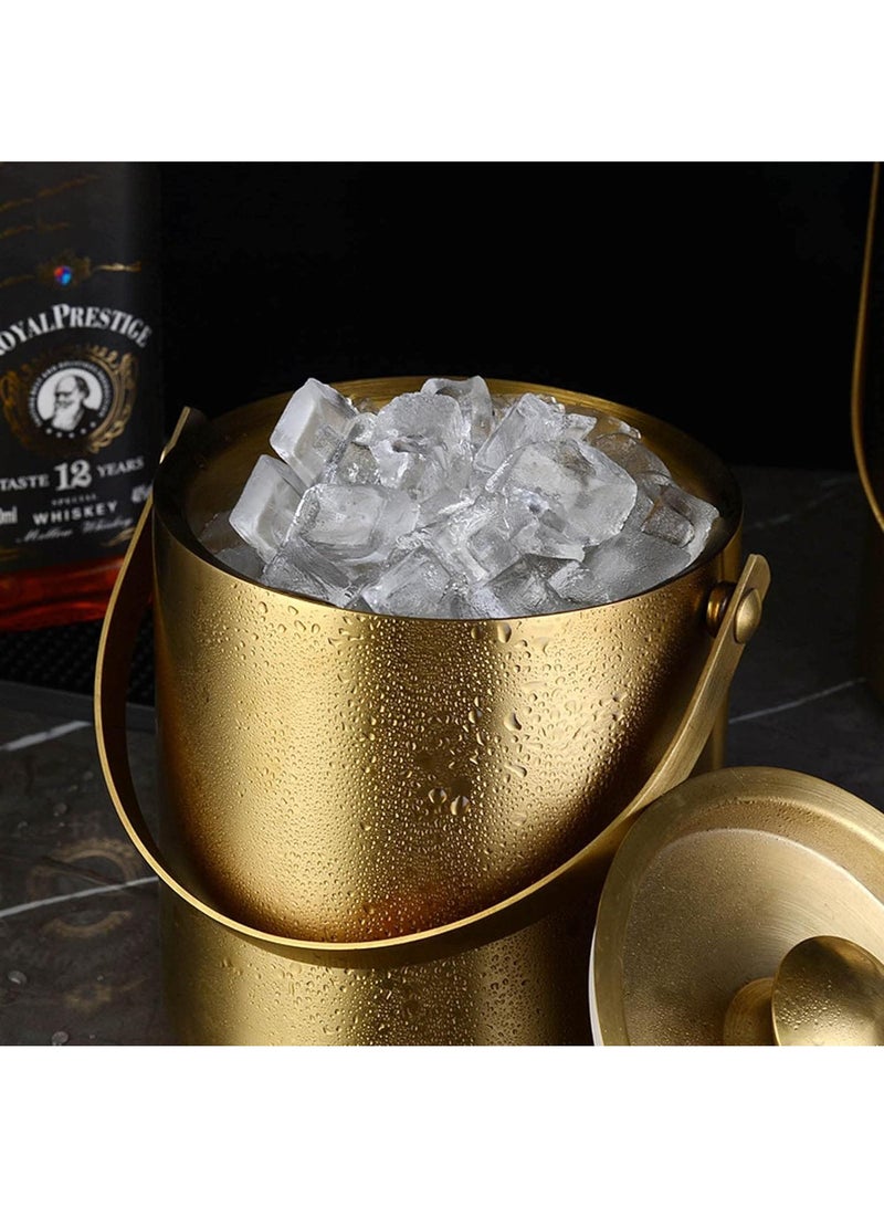 general 1.6L Portable Stainless Steel Double Insulated Ice Bucket With Lid - Image 3