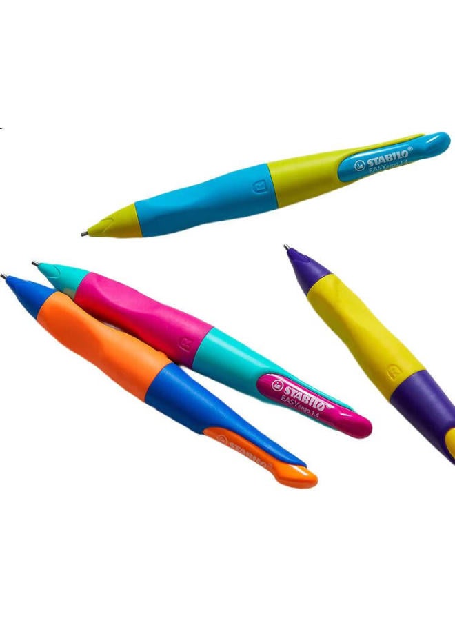 Stabilo Automatic Pencil 1.4Mm For Elementary School Students Writing Tool, Quick Mastery Of Writing Pressure, Automatic Retractable Tip, Children'S Posture Correction, Hb, Blue Orange Color B-46905-5 - Image 3