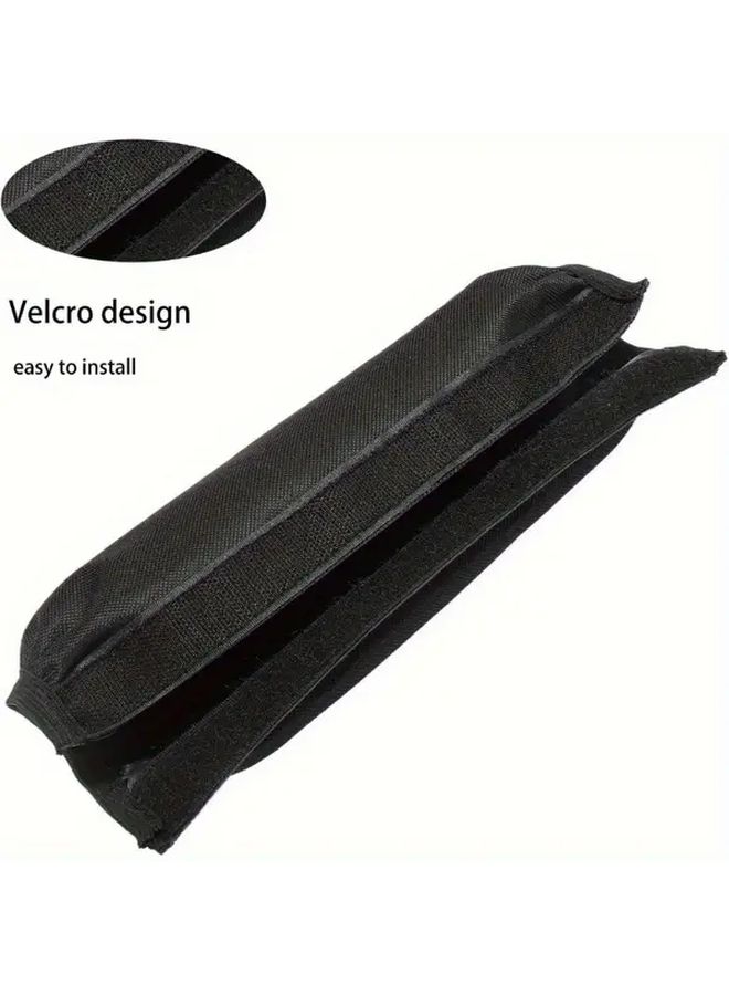 4 PCS Universal Off Road Motorcycle Shock Absorber Covers Black Rubber For Protection - Image 4