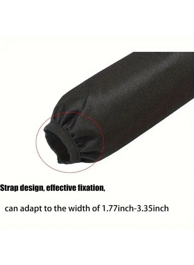 4 PCS Universal Off Road Motorcycle Shock Absorber Covers Black Rubber For Protection - Image 3