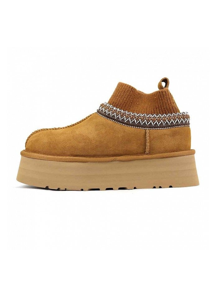 UGG Tazz Knit Slippers – Chestnut | Cozy & Stylish Casual Footwear - Image 2