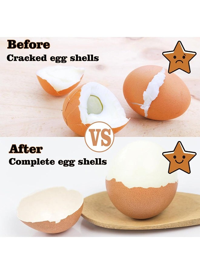 HY - 2 Pcs Egg Piercers for Raw Eggs, Egg Hole Egg Separator Tools for Kitchen Gadgets for Hard Boiled Eggs Simple Egg Punchers Piercer with Retractable and Sharp Pin (Yellow) - Image 1