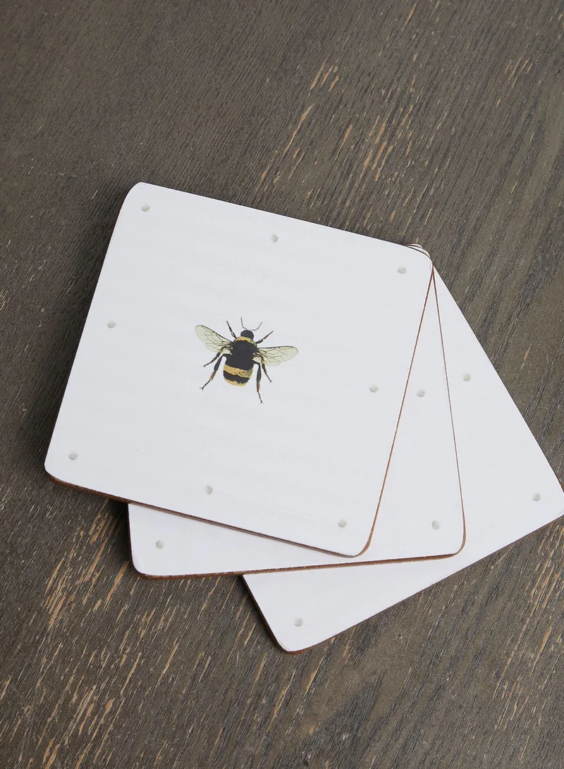 Marks & Spencer Set Of 4 Bee Print Placemats & Coasters