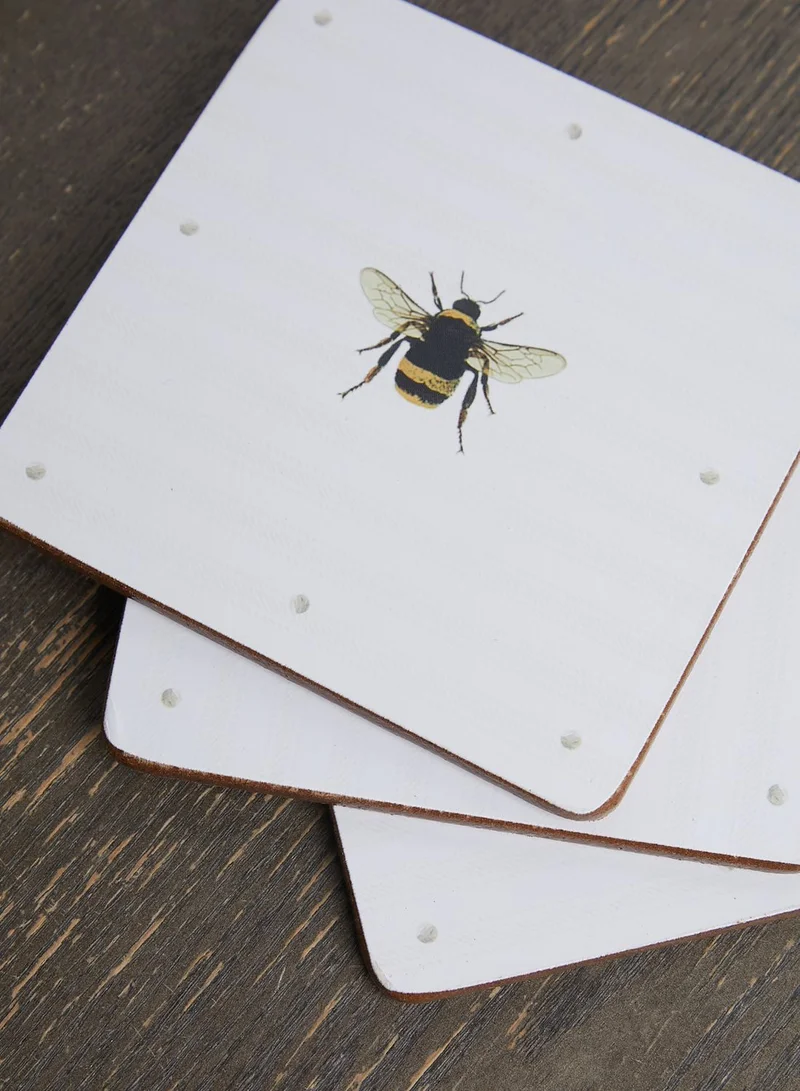 Marks & Spencer Set Of 4 Bee Print Placemats & Coasters