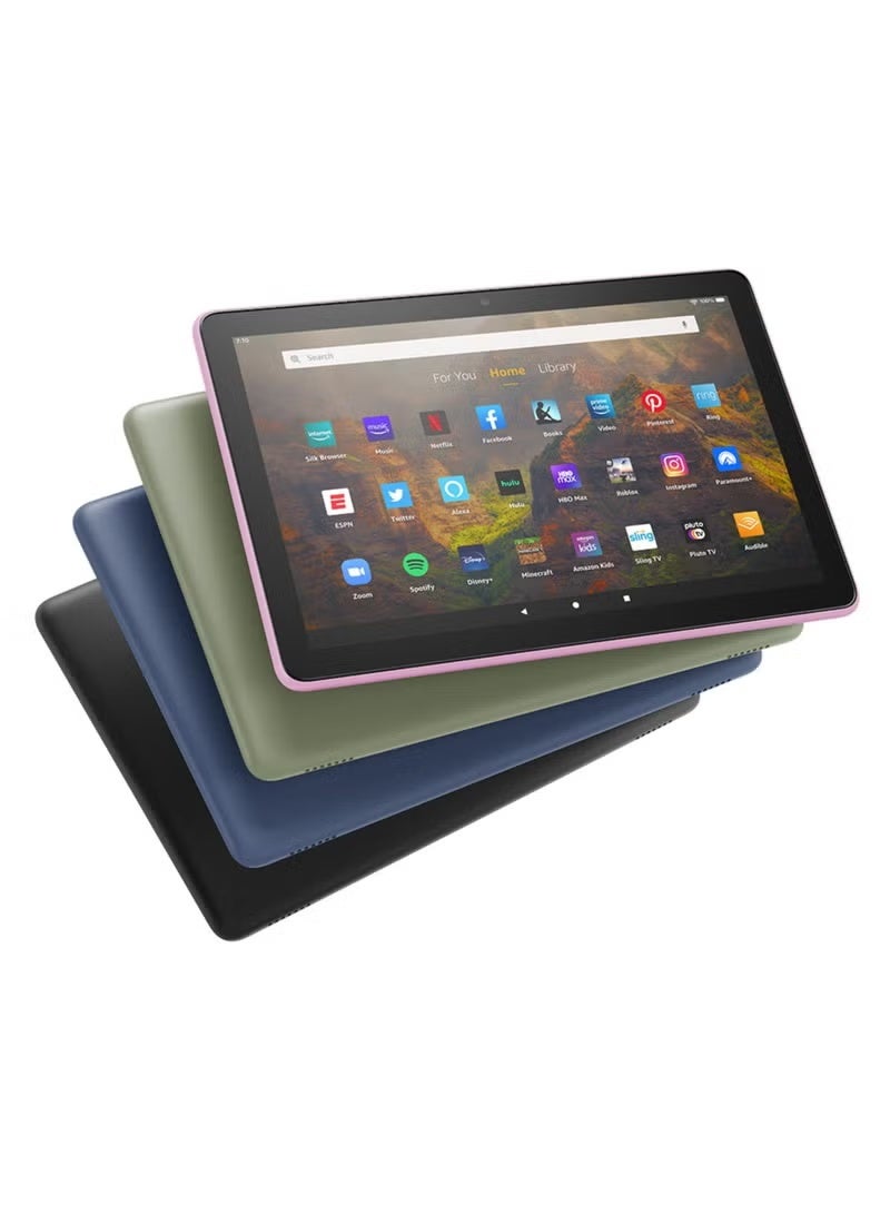 FIPKA FIRE HD 10 TABLET, 10'', 1080P FULL HD, 64GB, (2021 RELEASE) BLACK - Image 1