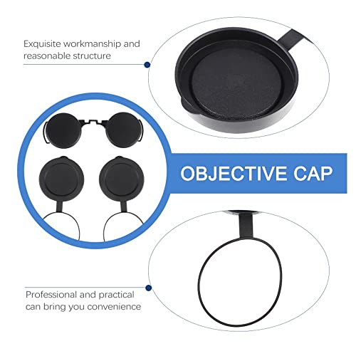 MiOYOOW 10x42 Optics Binocular Caps, Objective Lens Caps Rubber Waterproof Binoculars Protective Covers for Compact Binoculars - Image 3