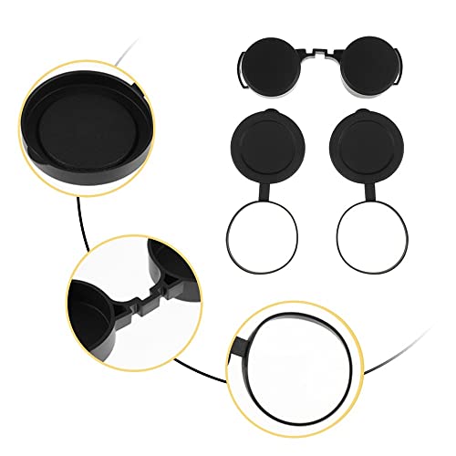 MiOYOOW 10x42 Optics Binocular Caps, Objective Lens Caps Rubber Waterproof Binoculars Protective Covers for Compact Binoculars - Image 4