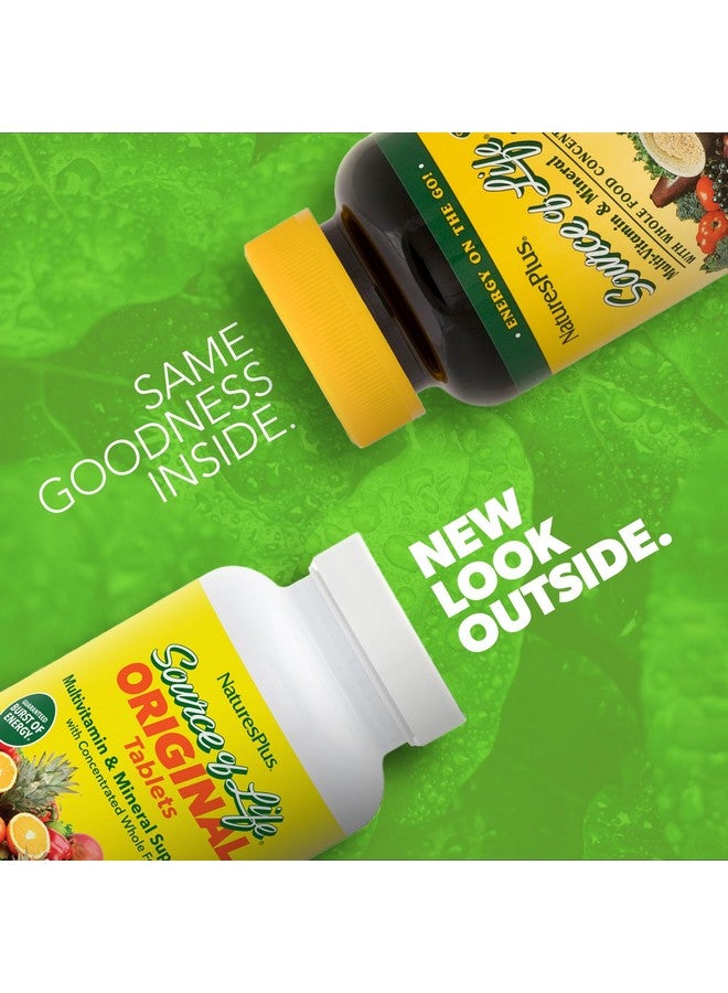 Natures Plus Source of Life - 90 Tablets - Multivitamin & Mineral Supplement - Supports Natural Energy & Overall Well-Being - Gluten Free, Vegetarian - 30 Total Servings - Image 2