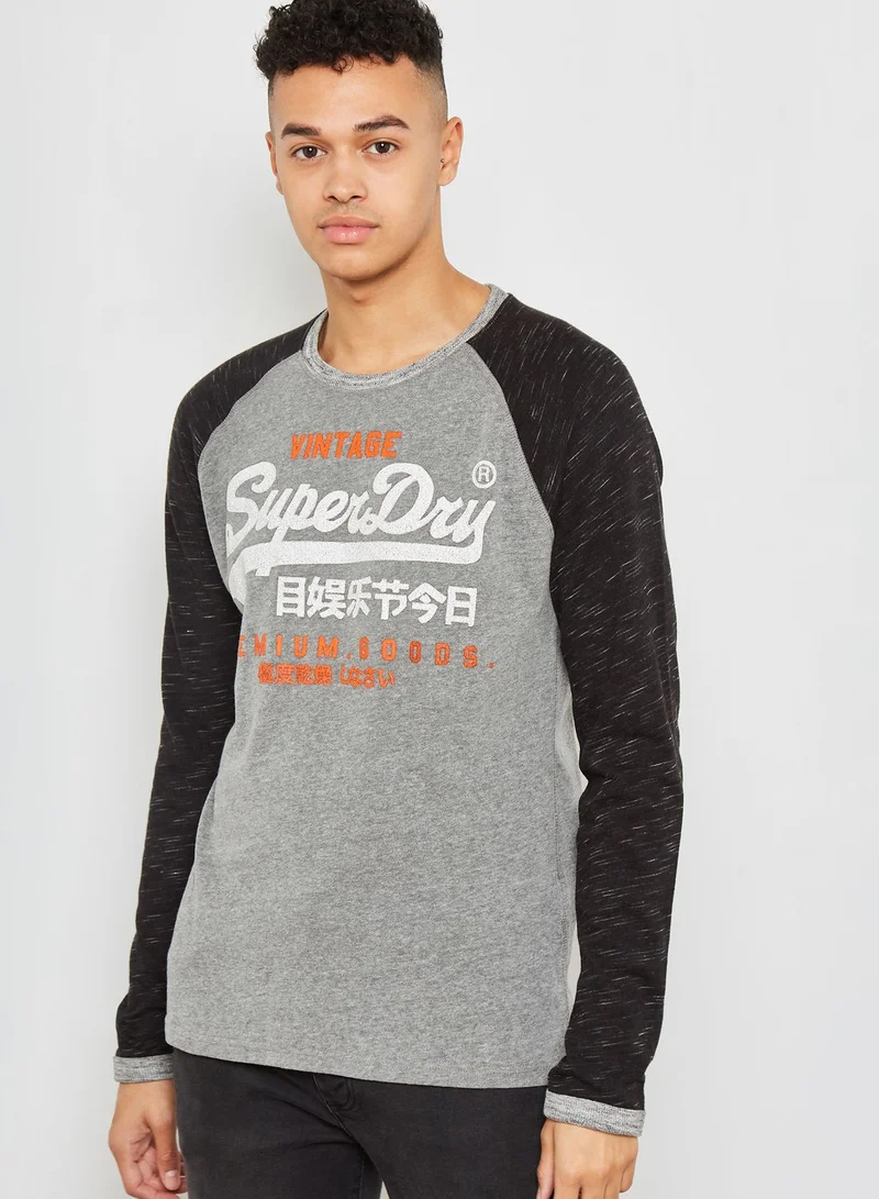 Superdry Raglan Logo T-Shirt