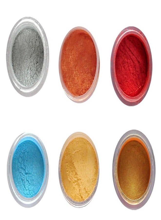 Vozwa Shining Eyeshadow Shimmer Powder (Copper, Golden, Maroon, Blue, Silver, Gold Gradient)(0065) - Image 1