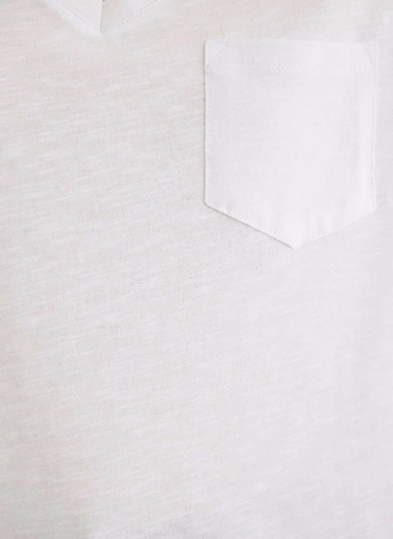 MAVI White Basic Top