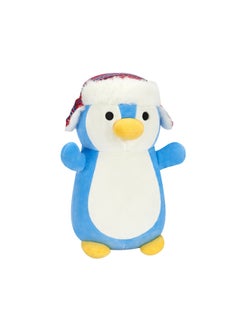 Squishmallows 10 inch Blue Penguin w/Hat HugMee , Officially Licensed Kellytoy Plush Toy, Colorful Soft Toy, Gift for Kids, Girls & Boys Washable Squishy Stuff Toy Multicolor All Age  - Image 2