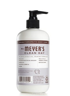 Mrs. Meyer's Clean Day MRS. MEYER'S CLEAN DAY Hand Lotion for Dry Hands, Non-Greasy Moisturizer Made with Essential Oils, Lavender, 12 oz  - Image 1