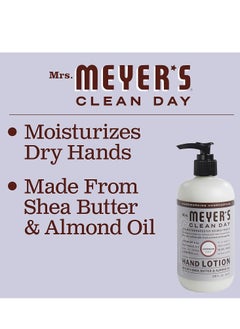 Mrs. Meyer's Clean Day MRS. MEYER'S CLEAN DAY Hand Lotion for Dry Hands, Non-Greasy Moisturizer Made with Essential Oils, Lavender, 12 oz  - Image 3