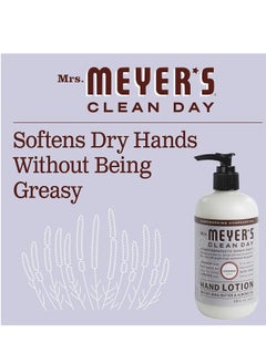 Mrs. Meyer's Clean Day MRS. MEYER'S CLEAN DAY Hand Lotion for Dry Hands, Non-Greasy Moisturizer Made with Essential Oils, Lavender, 12 oz  - Image 4