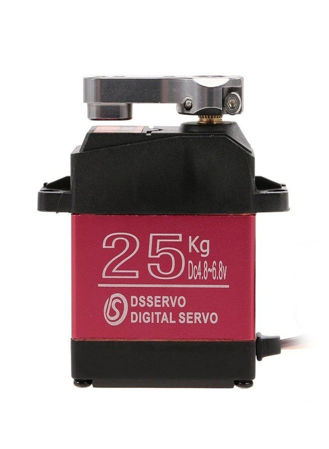 ZOSKAY Servo High Torque Metal Gear Standard Digital Servo 25KG/0.13S 6.8V for 1/8 1/10 RC Cars (Control Angle 180) - Image 1