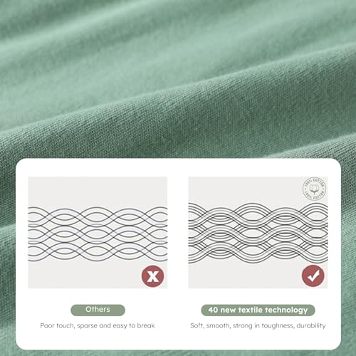 Yoofoss Baby Sleep Sack 6-12 Months Long Sleeve Wearable Blanket Baby 100% Organic Cotton 2-Way Zipper 0.5 Tog Infants Sleeping Sack, Lightweight(Medium) - Image 3