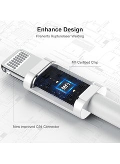 OMAKSS iPhone Fast Charger Lightning Cable [Apple MFi Certified] USB-C to Lightning Cable 1M Fast Charging Compatible with iPhone14/14 Plus/14 Pro/14 Pro Max/13/13pro/12/12 Pro/12 Pro Max/11/iPad  - Image 3