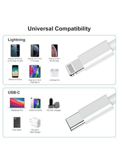 OMAKSS iPhone Fast Charger Lightning Cable [Apple MFi Certified] USB-C to Lightning Cable 1M Fast Charging Compatible with iPhone14/14 Plus/14 Pro/14 Pro Max/13/13pro/12/12 Pro/12 Pro Max/11/iPad  - Image 5