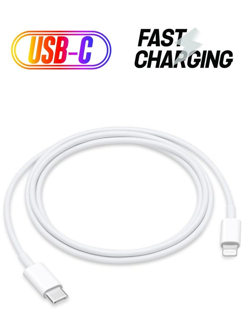OMAKSS iPhone Fast Charger Lightning Cable [Apple MFi Certified] USB-C to Lightning Cable 1M Fast Charging Compatible with iPhone14/14 Plus/14 Pro/14 Pro Max/13/13pro/12/12 Pro/12 Pro Max/11/iPad - Image 3