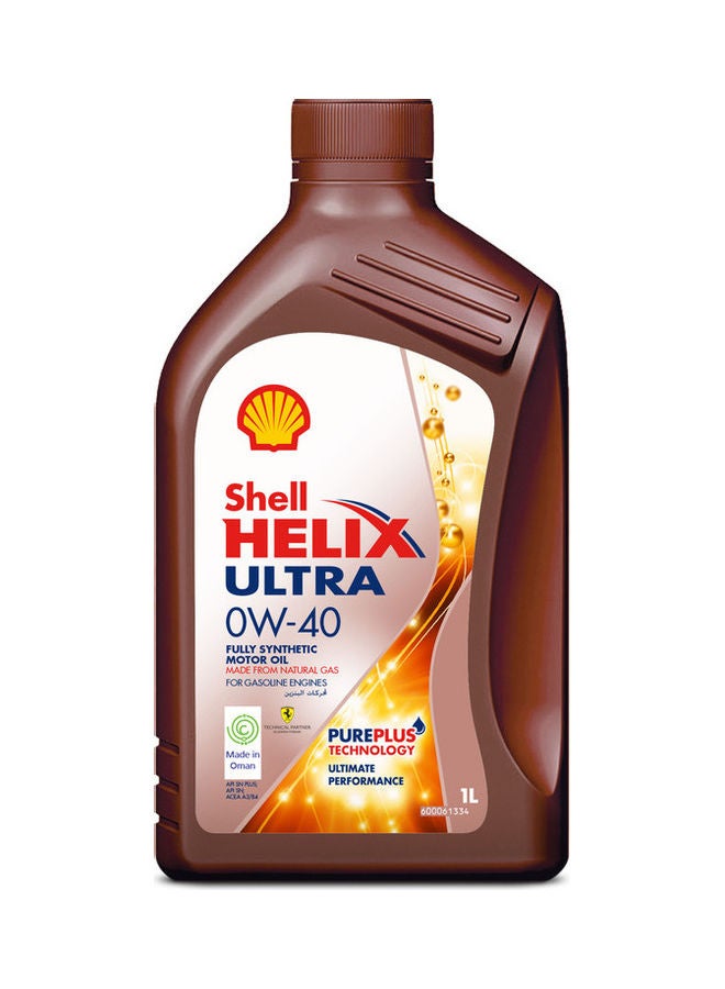 Shell Helix Ultra 0W-40 Fully Synthetic Motor Oil (12 X 1 Litre Carton) - Image 2
