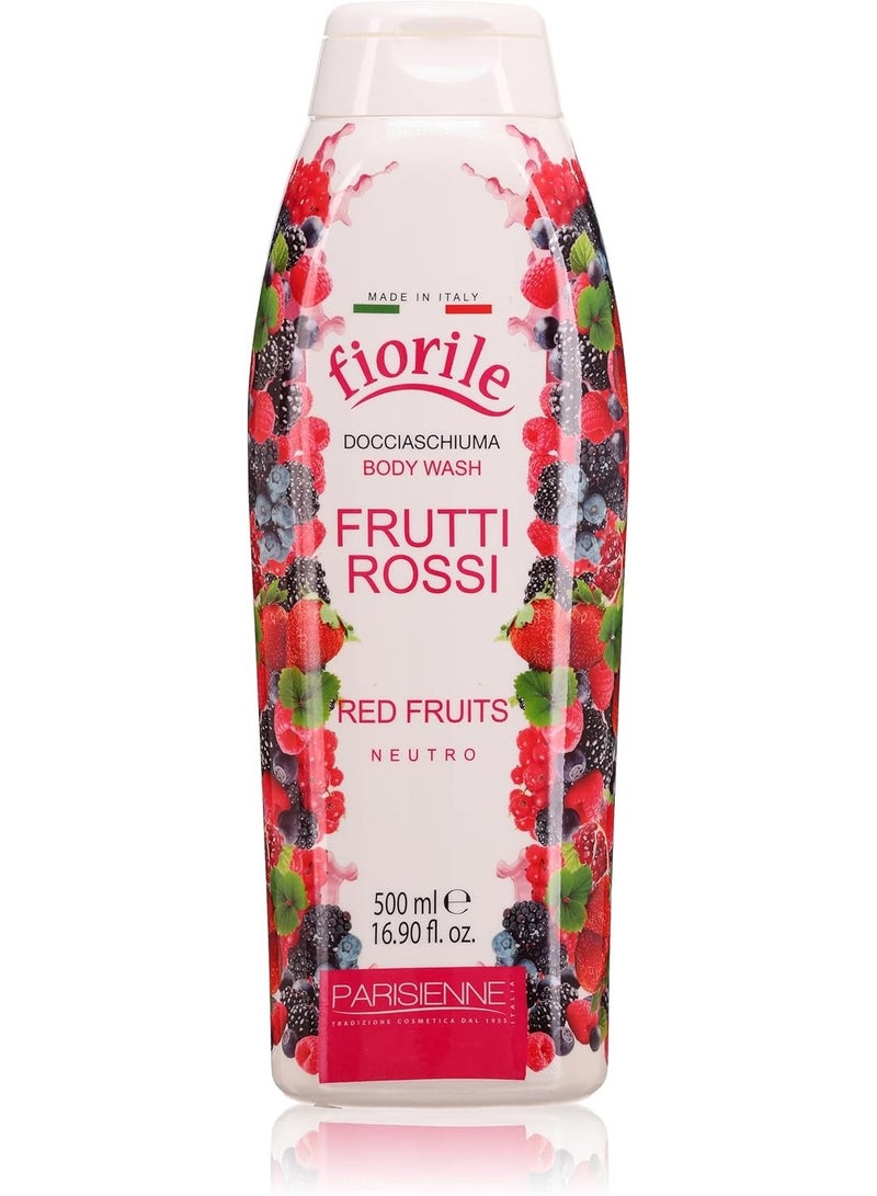 Parisienne Fiorile Red Fruits Body Wash Ph Neutral 500 ML - Image 1