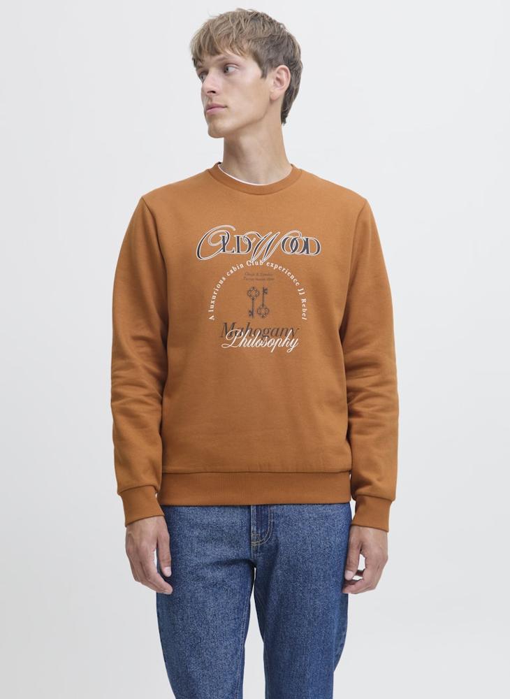 ج ج ريبل سويت شيرت مطبوع بقصة عادية - Image 1