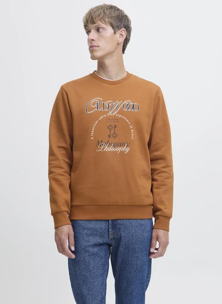 JJ Rebel Graphic Print Regular Fit Sweatshirt