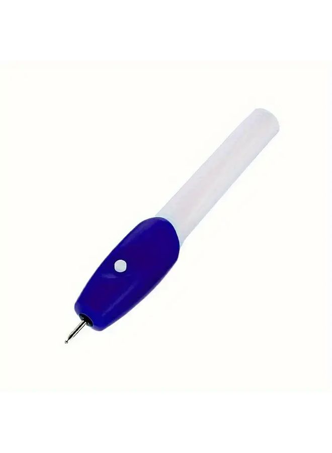 White Cordless Mini Electric Engraving Pen Precision Etching Tool - Image 4