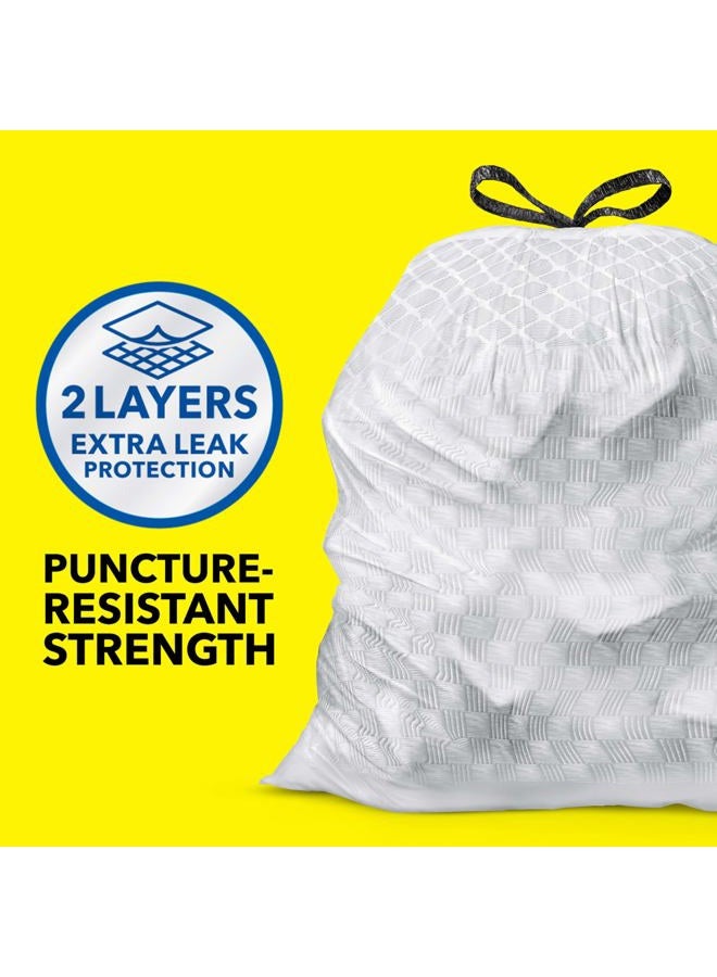 Glad ForceFlex Tall Kitchen Trash Bags, 13 Gallon, Fresh Clean, 140 Count (Package May Vary) - Image 2