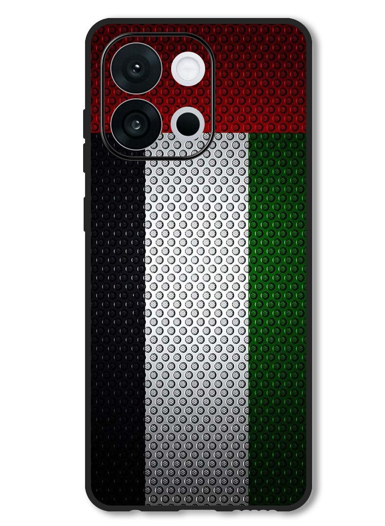 Theodor Case Compatible with OnePlus 13T 6.32 Inch Protection Shockproof Bumper Cover UAE Flag - Image 1