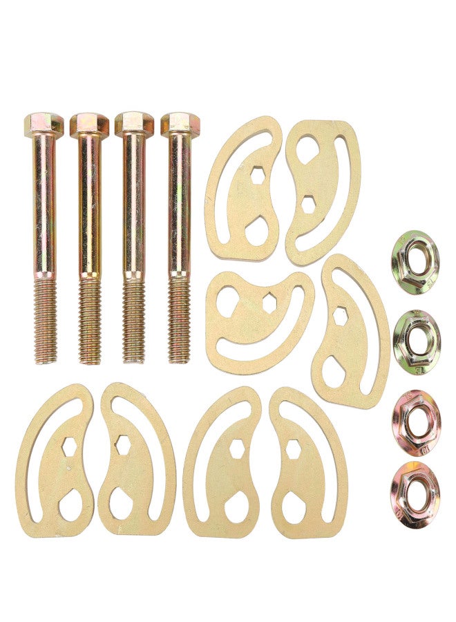 4 Sets Alignment Caster Camber Bolt Adjusting Kit K100026 Alignment Camber Bolt Kit for XL 1500 2500 - Image 1