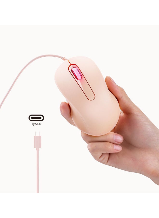 Generic - Notebook Office Qingying Tablet Apple-Mute Huawei Xiaomi Computer Silent For Wired Mouse-Color:Private Model (packaging Box Qingying - Image 1