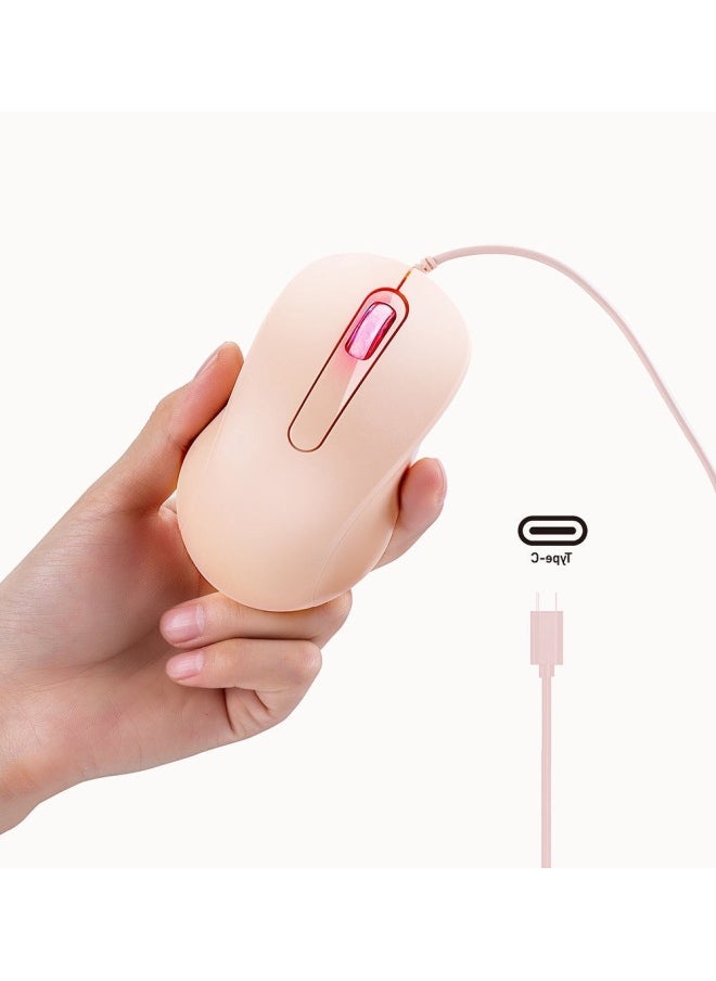 Generic - Notebook Office Qingying Tablet Apple-Mute Huawei Xiaomi Computer Silent For Wired Mouse-Color:Private Model (packaging Box Qingying - Image 1