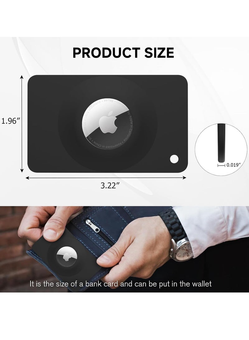 اليشمك حامل بطاقة ايرتاج، حامل بطاقات نحيف لجهاز اير تاج، حافظة بطاقات ايرتاج للمحفظة والمحفظة وشنطة اليد وحقيبة اليد وحقيبة الظهر والجيب - Image 2