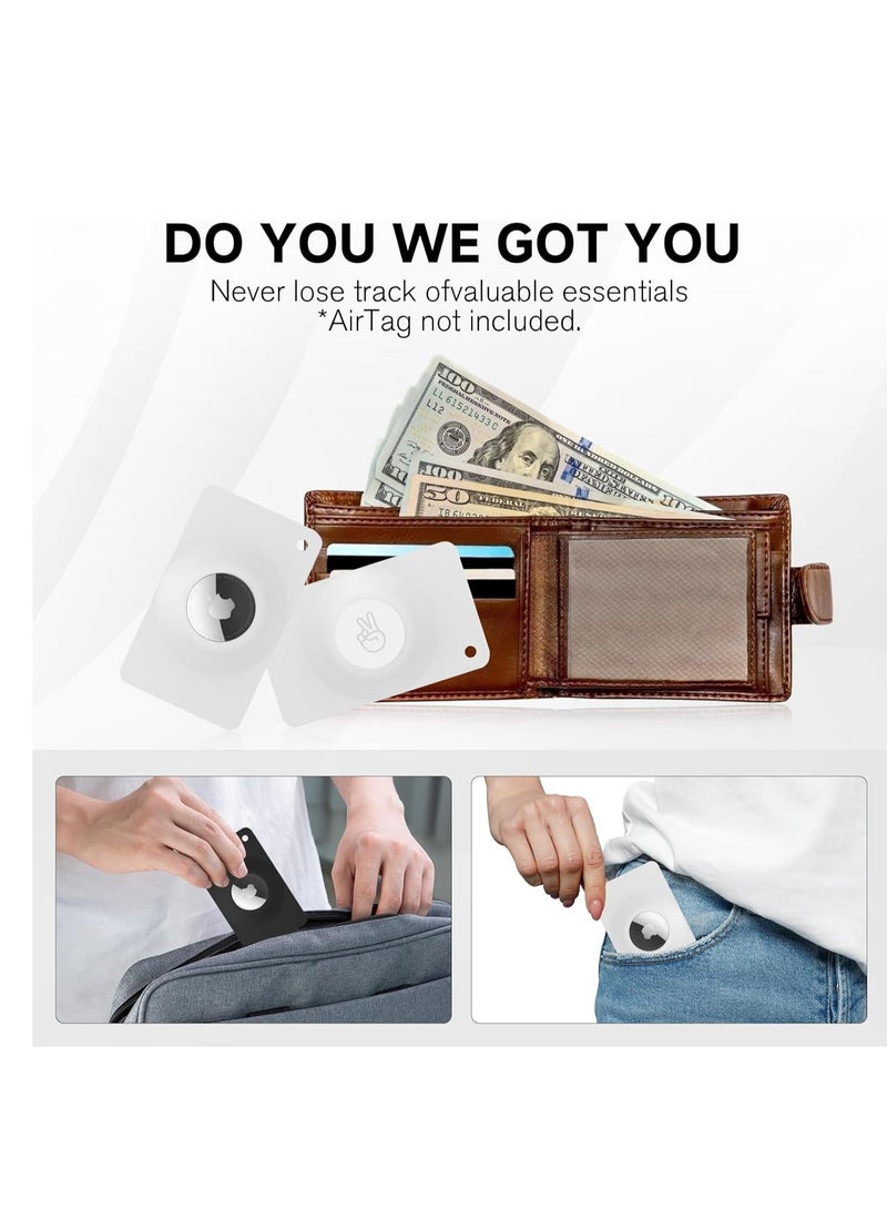 اليشمك حامل بطاقة ايرتاج، حامل بطاقات نحيف لجهاز اير تاج، حافظة بطاقات ايرتاج للمحفظة والمحفظة وشنطة اليد وحقيبة اليد وحقيبة الظهر والجيب - Image 4