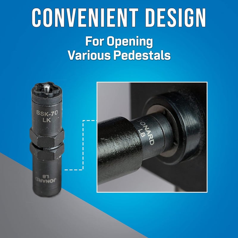 Jonard Tools SSK-70 Slam Lock Star Key for LK & LB Patterns - Image 3
