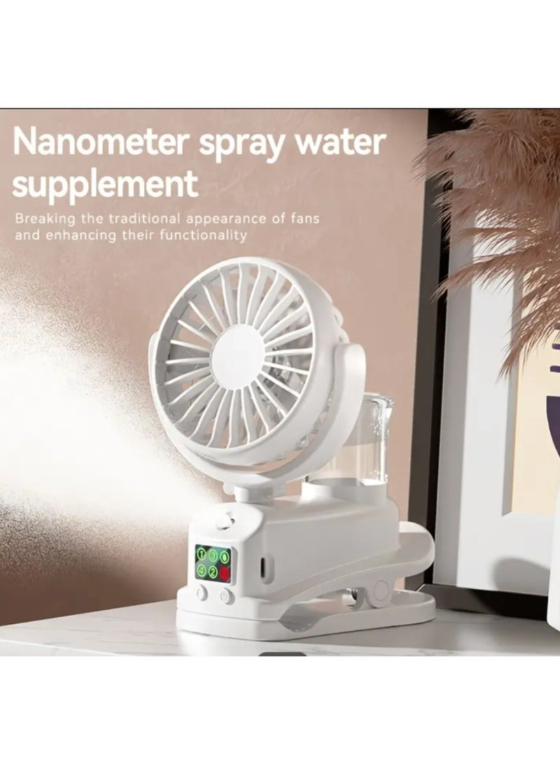 general 2-in-1 USB Fan & Humidifier, Portable Desktop Air Conditioner with 4 Adjustable Speeds & 2 Humidity Levels, Silent 360° Operation for Office, Bedroom,Quiet Cooling,Portable Air Conditioner - Image 4