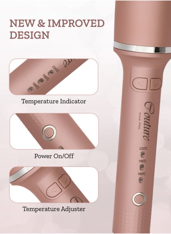 Couture Hair Pro - Automatic Hair Curler - Curling Iron Rod - Premium Canadian Quality - Rosegold - Image 1
