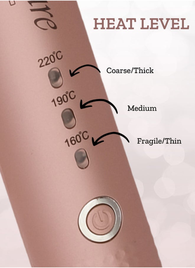 Couture Hair Pro - Automatic Hair Curler - Curling Iron Rod - Premium Canadian Quality - Rosegold - Image 1